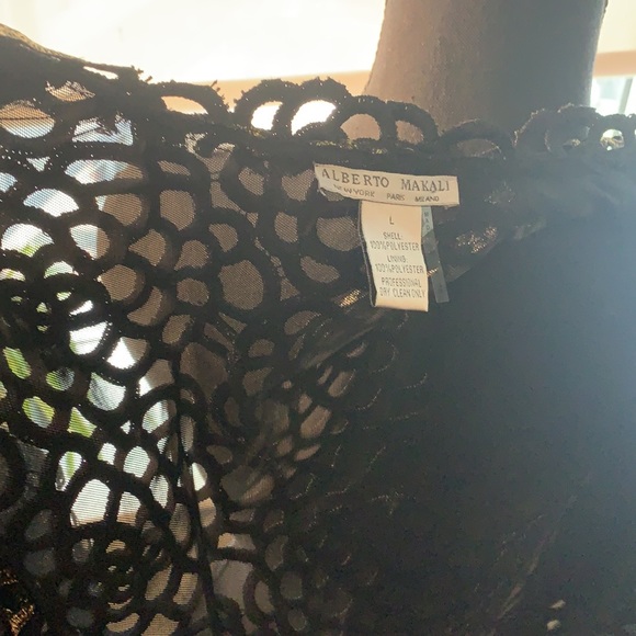 Alberto Makali gold and black “lasercut” blazer - Picture 5 of 6